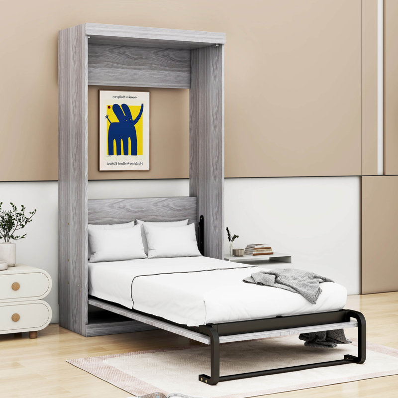 Twin Size Murphy Bed can be Folded into a Cabinet